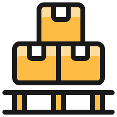 Warehouse Packages Icon from Ultimate Colors Set