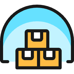 Warehouse Storage 1 Icon from Ultimate Colors Set