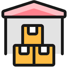Warehouse Storage 3 Icon from Ultimate Colors Set