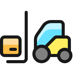 Warehouse Truck Delivery 1 Icon from Ultimate Colors Set