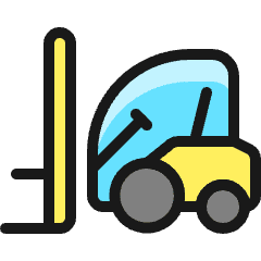 Warehouse Truck Delivery Icon from Ultimate Colors Set