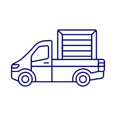 Box Shipping Illustration from UX Line Set