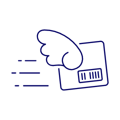 Package Fly Illustration from UX Line Set