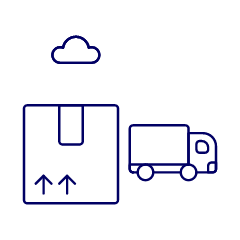 Package Shipping Illustration from UX Line Set