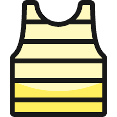 Tank Top Pattern Icon from Ultimate Colors Set