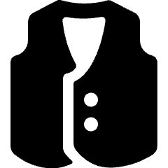 Vest Male Icon from Ultimate Bold Set