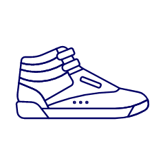 Sneakers Shoes 20 Illustration from UX Line Set