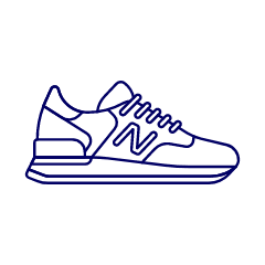 Sneakers Shoes 21 Illustration from UX Line Set