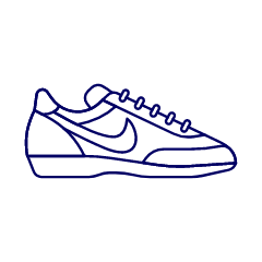 Sneakers Shoes 23 Illustration from UX Line Set