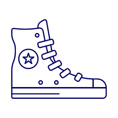 Sneakers Shoes 24 Illustration from UX Line Set