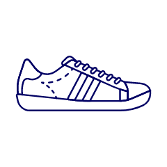 Sneakers Shoes 3 Illustration from UX Line Set