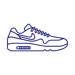 Sneakers Shoes 9 Illustration from UX Line Set