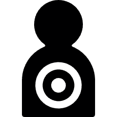 Shooting Target Icon from Ultimate Bold Set
