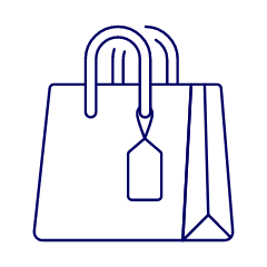 Shopping Bag 2 Illustration from UX Line Set