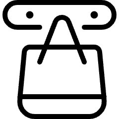 Shopping Bag Hang Icon from Ultimate Light Set