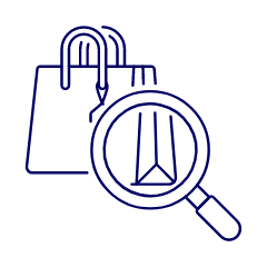 Shopping Bag View Illustration from UX Line Set