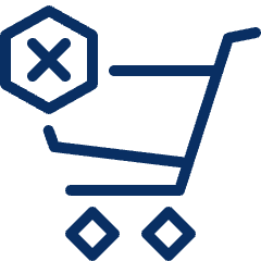 Shopping Cart Delete Icon from Cyber Line Set