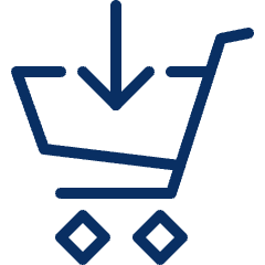 Shopping Cart Download 2 Icon from Cyber Line Set