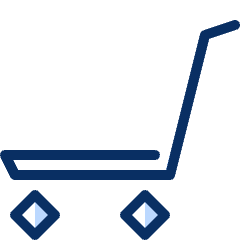 Shopping Cart Heavy Icon from Cyber Duotone Set