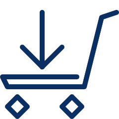 Shopping Cart Heavy Download Icon from Cyber Line Set