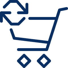 Shopping Cart Refresh Icon from Cyber Line Set