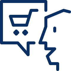 Shopping Cart User 3 Icon from Cyber Line Set