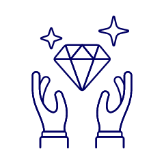 Diamon Hands 1 Illustration from UX Line Set