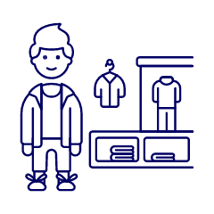 Garment Shopping 2 4 Illustration from UX Line Set