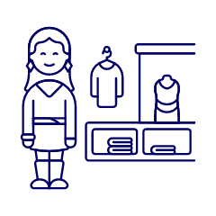 Garment Shopping 2 1 Illustration from UX Line Set