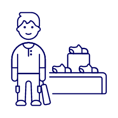 Shoe Shopping 1 Illustration from UX Line Set