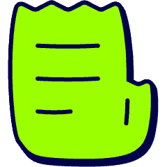 Reciept 2 Icon from Stickies Duo Set