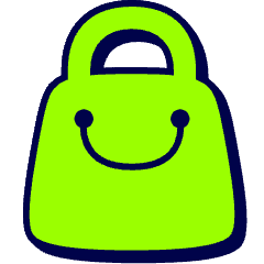 Shopping Bag Icon from Stickies Duo Set