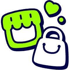 Shopping Lover Icon from Stickies Duo Set