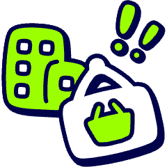 Shopping Mall Icon from Stickies Duo Set