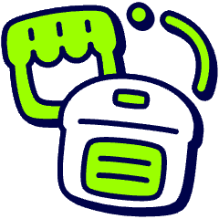 Warehouse To Store Icon from Stickies Duo Set