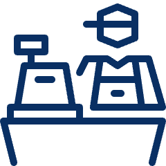 Cashier 4 Icon from Cyber Line Set