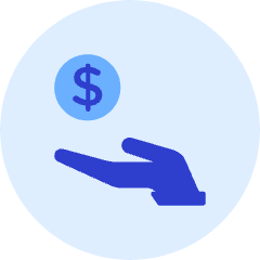Coin Hand Icon from Kameleon Duo Set