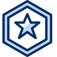 Coin Star Icon from Cyber Duotone Set