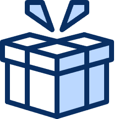 Gift Box Icon from Cyber Duotone Set