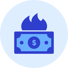 Money Fire Icon from Kameleon Duo Set