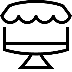 Online Shopping Computer Icon from Platinum Set