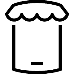 Online Shopping Phone Icon from Platinum Set