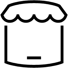 Online Shopping Tablet Icon from Platinum Set