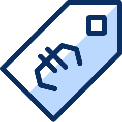 Price Tag Euro Icon from Cyber Duotone Set