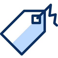 Price Tag Icon from Cyber Duotone Set