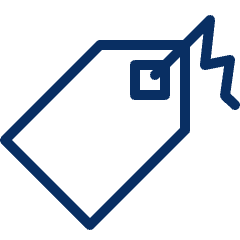 Price Tag Icon from Cyber Line Set