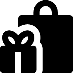 Product Gift Wrap Bag Icon from Nova Solid Set