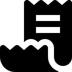 Receipt 1 Icon from Nova Solid Set