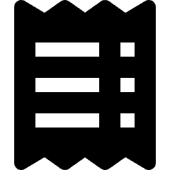 Receipt Icon from Nova Solid Set