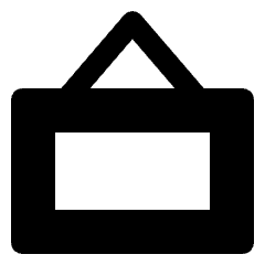 Shop Open Close Sign Icon from Nova Solid Set
